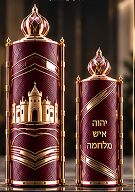תמונת המחשה זמנית — הזוג המלא: תיק תורה ותיק הפטרה, שבט שמעון