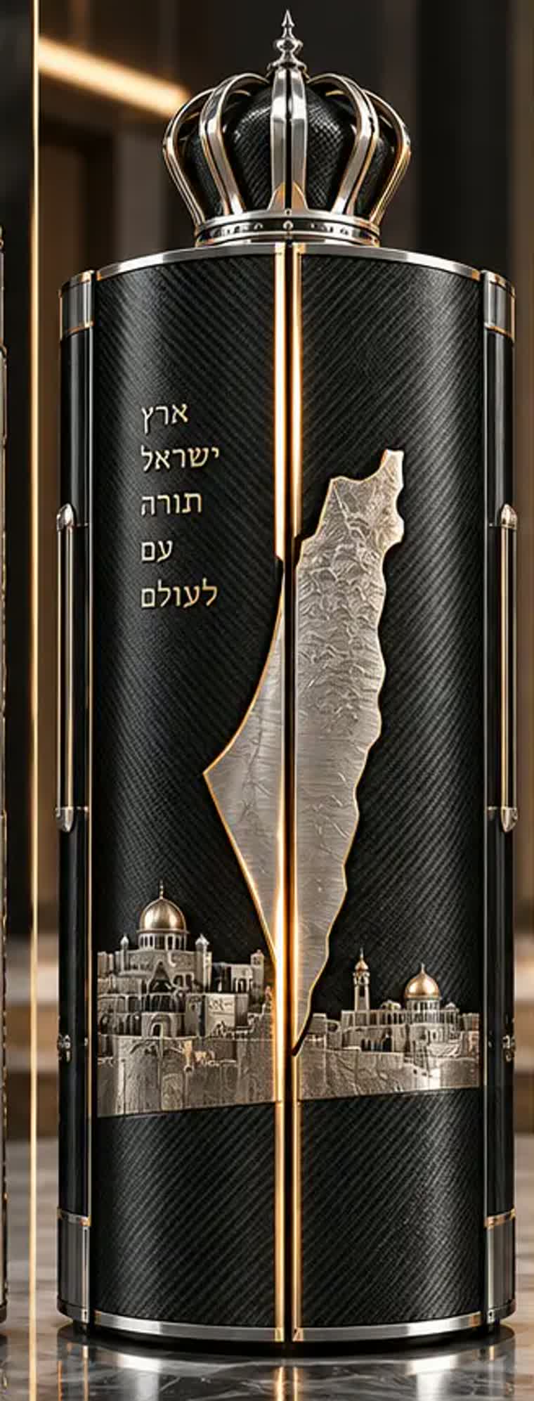 תמונת המחשה זמנית של תיק תורה מעוטר