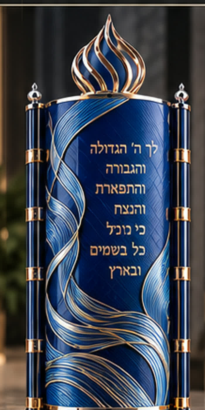 תמונת המחשה זמנית של עיצוב תיק ״לך ה׳ הגדולה״